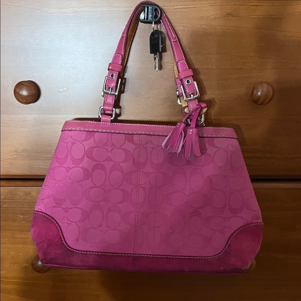 Coach Fuchsia Shoulder Bag